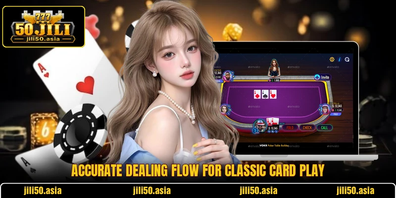Accurate dealing flow for classic card play