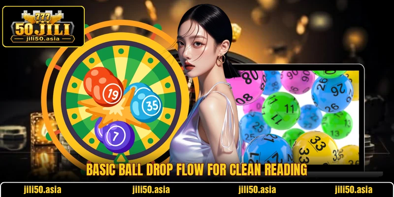 Basic ball drop flow for clean reading