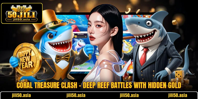 Coral Treasure Clash - Deep Reef Battles With Hidden Gold