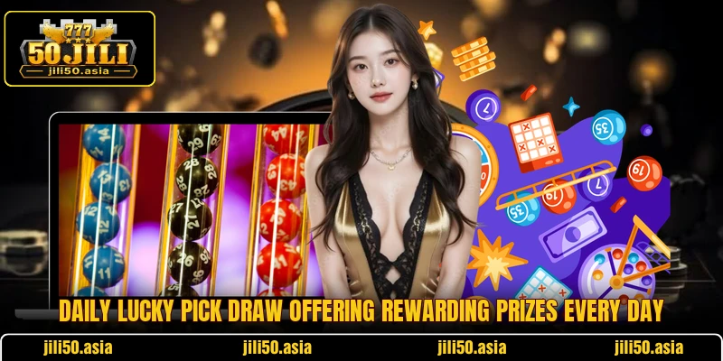 Daily Lucky Pick draw offering rewarding prizes every day