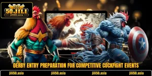 Derby Entry Preparation For Competitive Cockfight Events