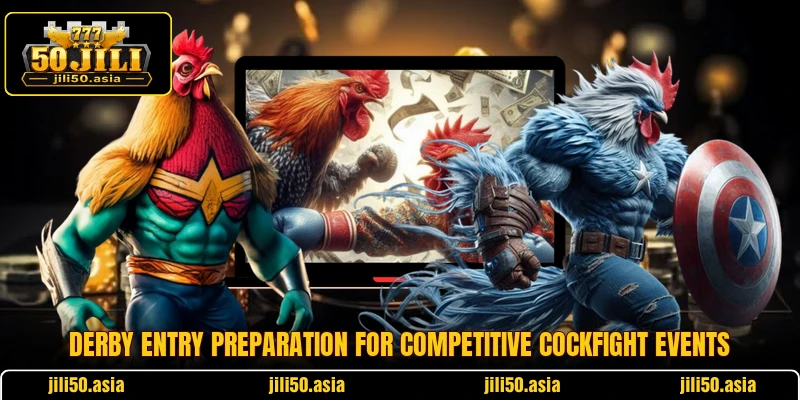 Derby Entry Preparation For Competitive Cockfight Events