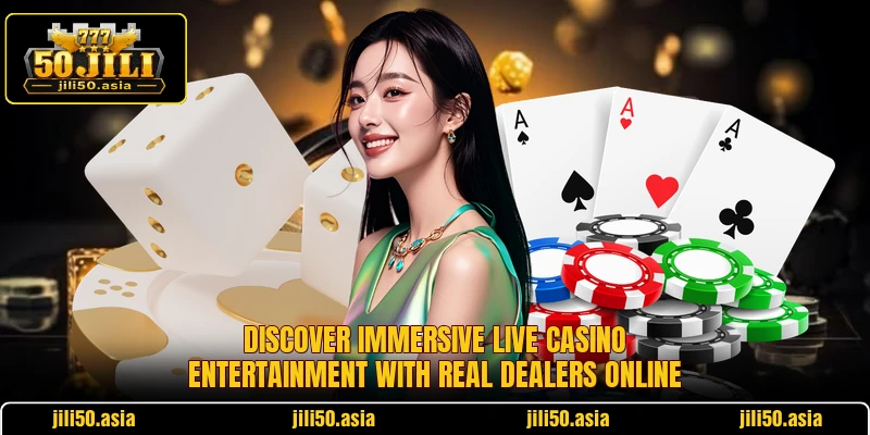 Discover immersive live casino entertainment with real dealers online