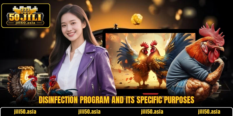 Disinfection program and its specific purposes