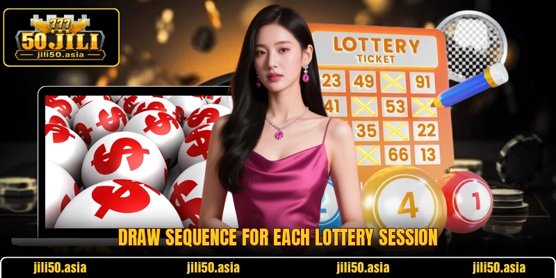 Draw sequence for each lottery session