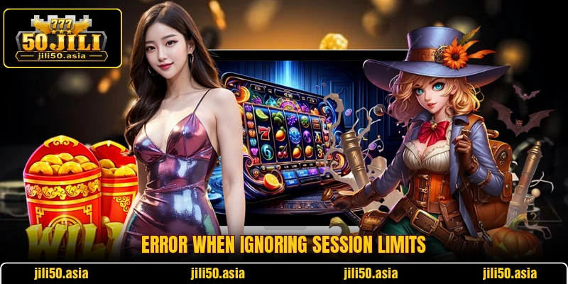 Error when ignoring session limits
