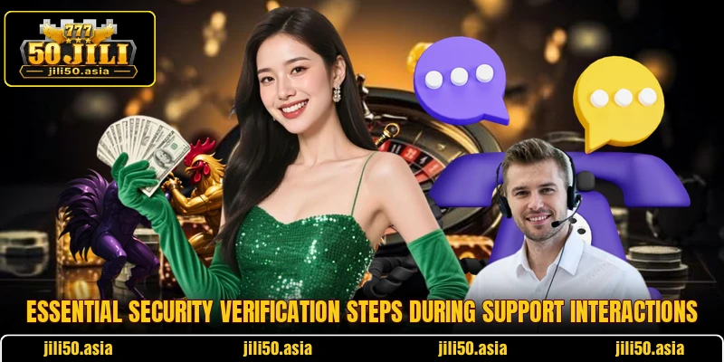 Essential security verification steps during support interactions