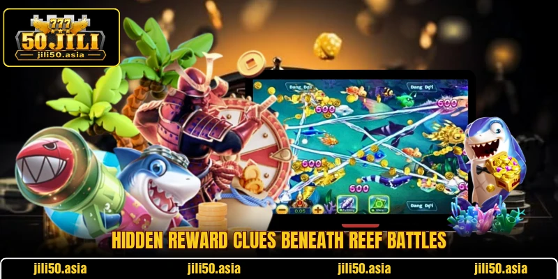 Hidden reward clues beneath reef battles