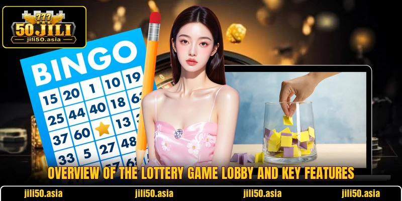 Overview of the lottery game lobby and key features