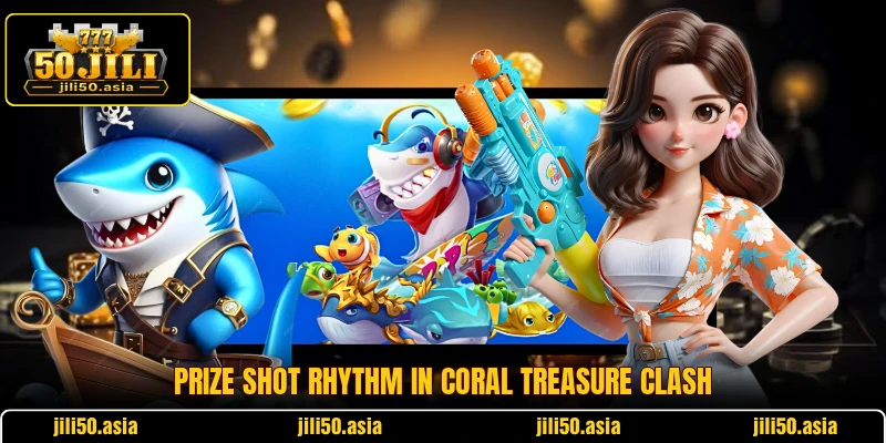 Prize shot rhythm in Coral Treasure Clash