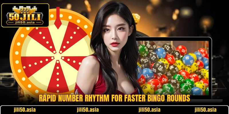 Rapid number rhythm for faster bingo rounds
