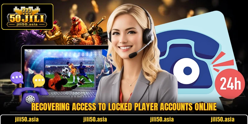 Recovering access to locked player accounts online