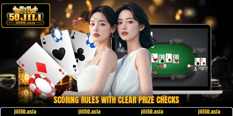 Scoring rules with clear prize checks