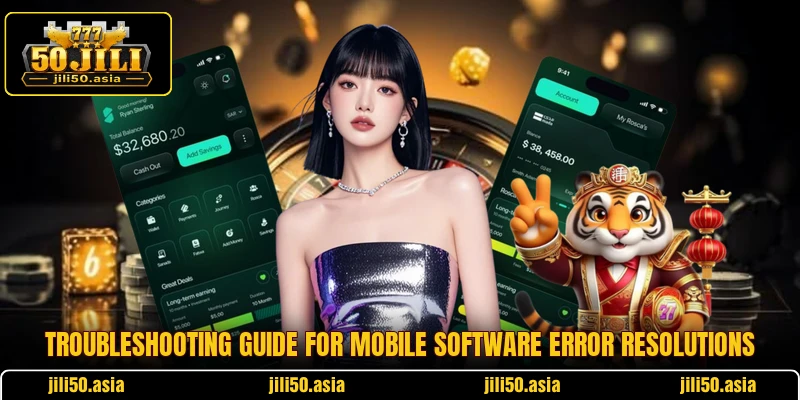Troubleshooting guide for mobile software error resolutions